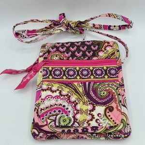 Vera Bradley Crossbody Very Berry Paisley Crossbody